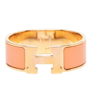 HERMES Pink Charm Bracelet